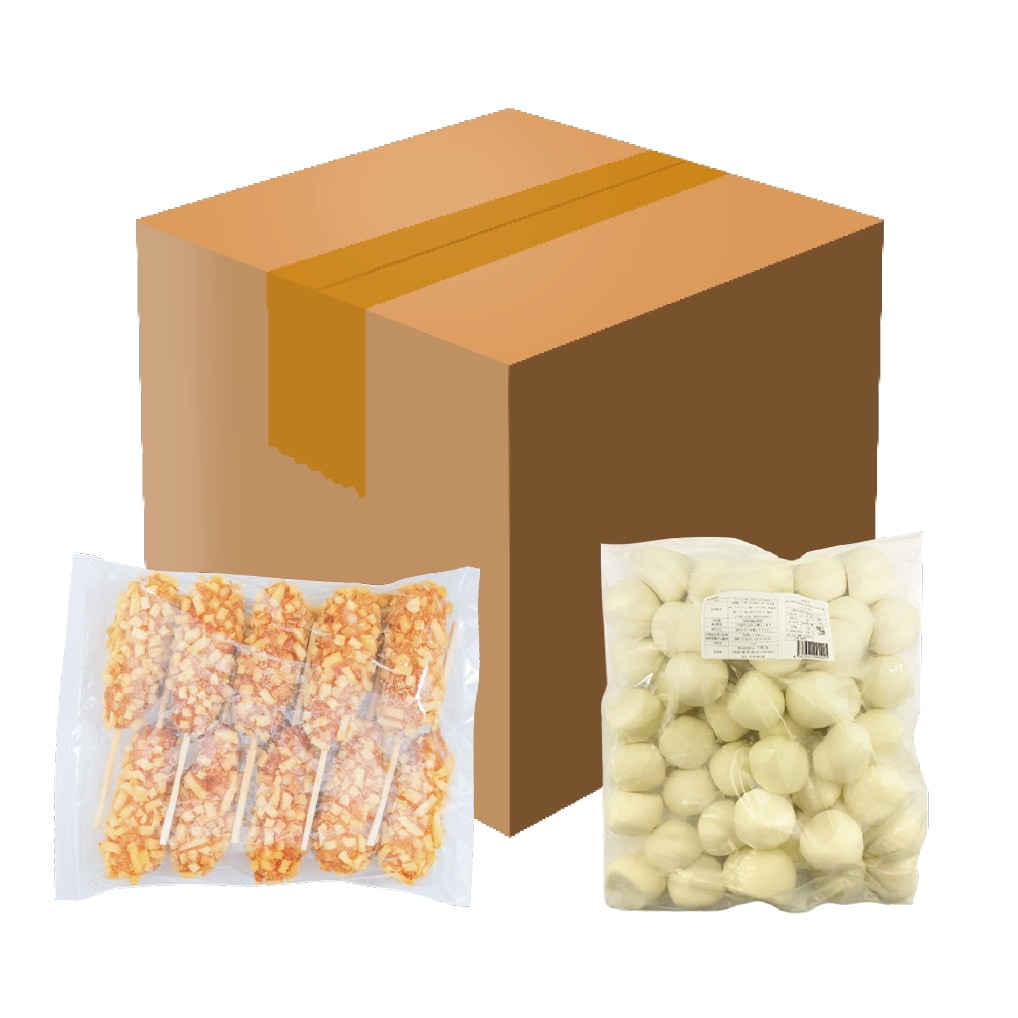 【業務用セット】ボテトハッドグ10個+業務用チーズボール50個 新大久保チーズドックホットクチーズボール韓国お土産