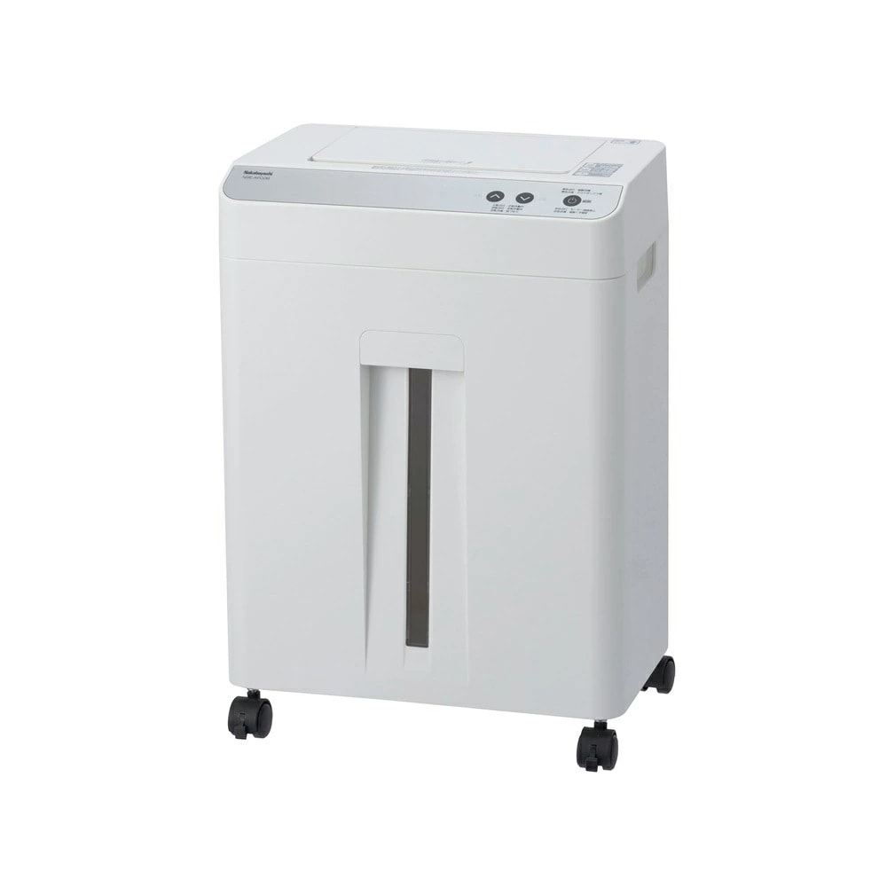 ナカバヤシ nakabayashi 静音オートフィードシュレッダ ホワイト シュレッダー クロスカット 静か 静音 オートフィード 事務所 細断 カット 捨てる 紙 仕事 個人情報 書類 16,560円