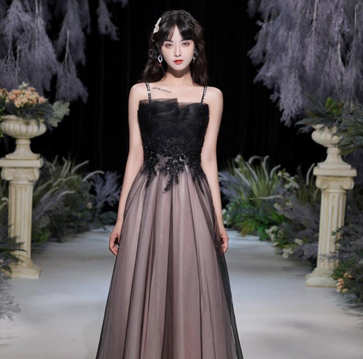 レディースドレス 高級感 エレガント かわいい おしゃれ ノースリーブ キャミソール レディースワンピース チュールスカート ロングドレス 音楽会 演奏会 結婚式 ブライズメイド お呼ばれ ウェディン