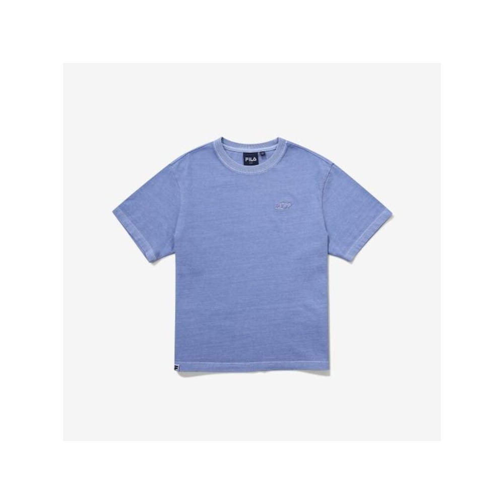 [FILA KIDS] ピグメントダイイングポケット T シャツ (FK2RSG2103X_PNA) Q0ZFK2RSG2103XPNA