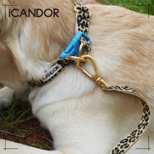ペット リード GENTLE LEASH BOLT_LEOPARD 犬用ハーネス ペット用品 ドッググッズ