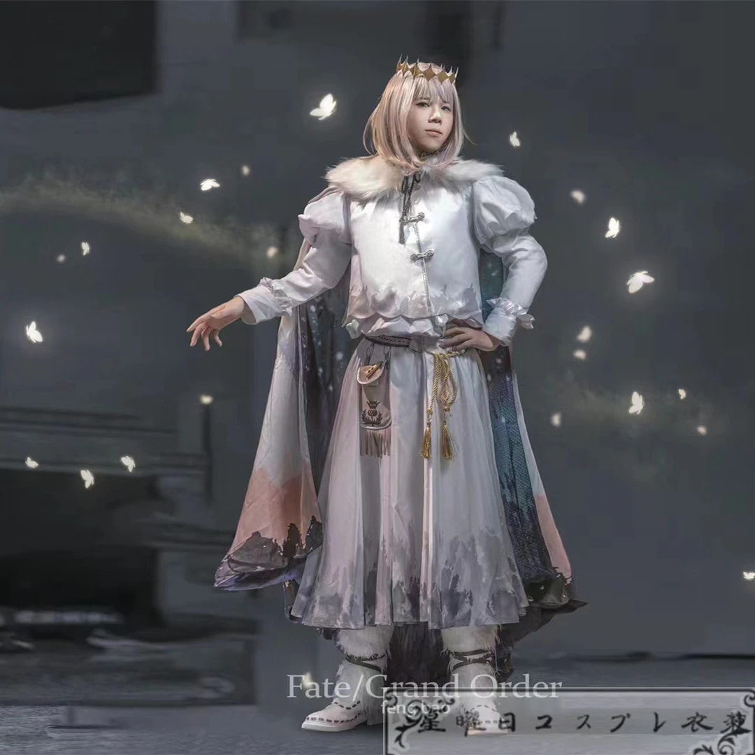 [今日は安い-出荷が早い]Fate/Grand Order 向き 妖精王 オベロンヴォーティガーン 霊基再臨 コスプレ衣装 コスチューム品質良い 店舗お勧め