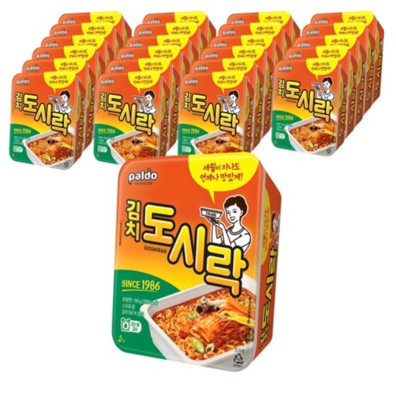 八道弁当キムチカップラーメン86g20個