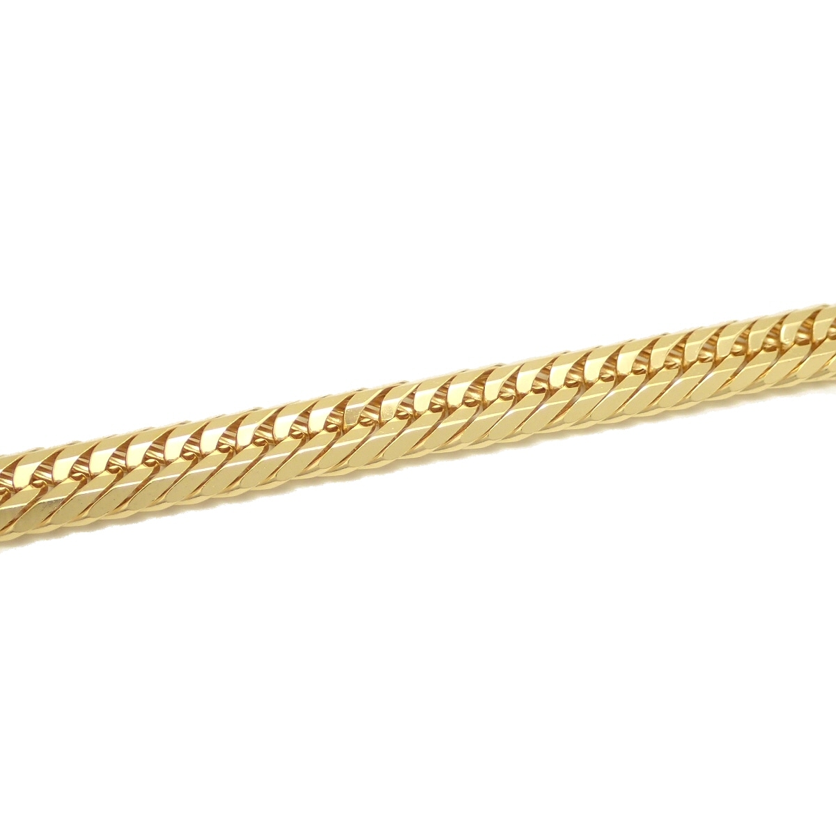 キヘイ ネックレス K18 18金 ゴールド 50.4g 50.5cm YG 12面T トリプル Mカット 日本造幣局検定マーク入り 50g 前