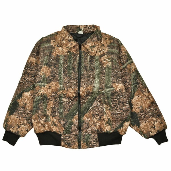 ハンティングカモ ミッドシーズン ジャケット アメリカ製 デッドストック リアルツリー総柄 リブジャケット ds-huntcamojkt 10,359円