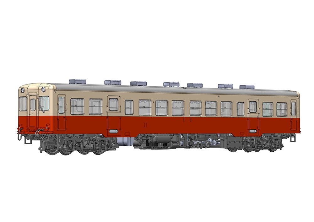 PLUM 【再生産】(HO) PP100 小湊鐵道キハ200形[中期型]（ボディ着色済みキット） PLUM PP100 コミナトテツドウ キハ200 チュウキガタ