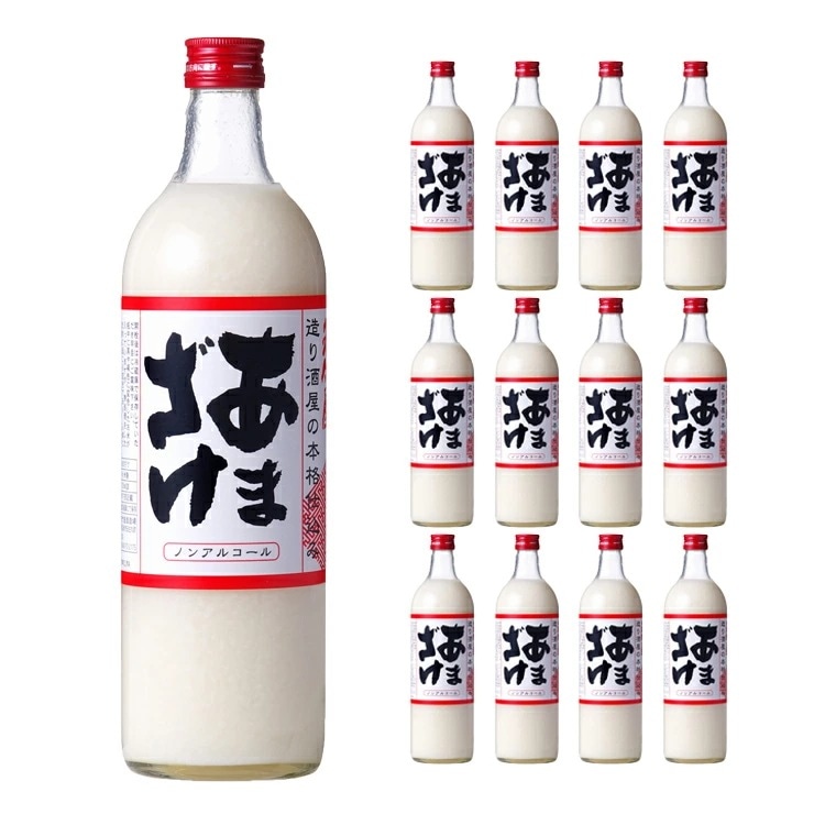 甘酒 あまざけ 若竹屋酒造場 あまざけ 720ml 12本 瓶 米麹 ノンアルコール 飲む点滴 健康飲料