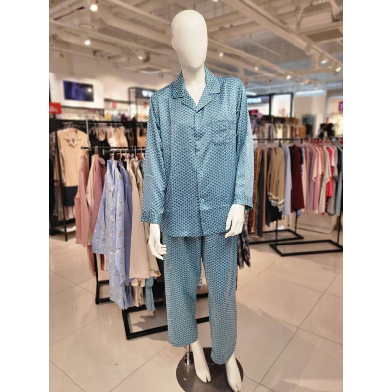 [始興店] 幾何学模様 男性パジャマ MP6014