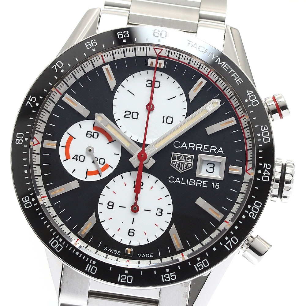 タグホイヤー TAG HEUER CV201AP-0 カレラ キャリバー16 クロノグラフ 自動巻き メンズ _913921【中古】