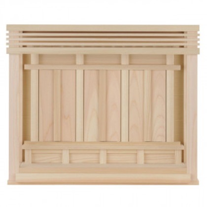 神棚の里 壁掛け 置き型 箱宮 神楽 モダン神棚 (壁掛けピン付き)