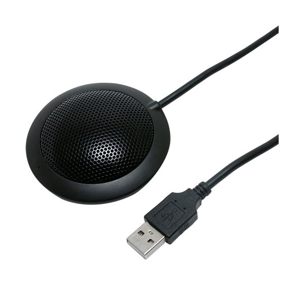 ナカバヤシ ミヨシUSB平型無指向性マイク ブラック UMF-03／BK 1台 5,396円
