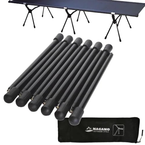 アウトドアベッド コットレッグ 12本セット ヘリノックス コットワンコンバーチブル 専用互換 コットレッグ オリジナル収納袋付き (12)