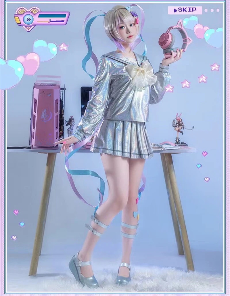 ニーディーガールオーバードーズ 超絶最かわてんしちゃん KAngel 衣装cosplay