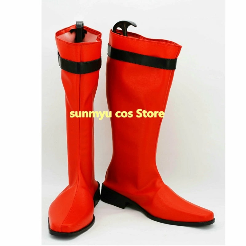 シンケンジャー シンケンレッド 靴　コスプレ道具　ブーツ
