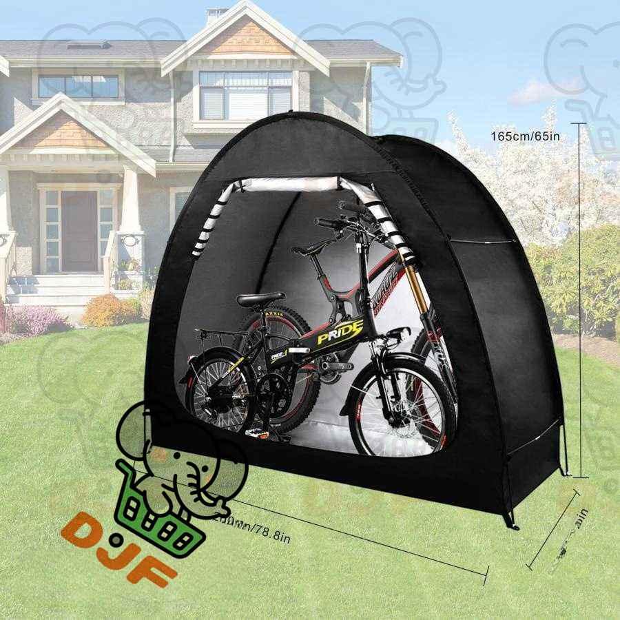 サイクルガレージ 2台自転車置き場 テント サイクルハウス サイクルポート UV加工シート・遮熱・撥水 家庭用 アウトドア 戸外 携帯可 DIY 物置 収納庫2024