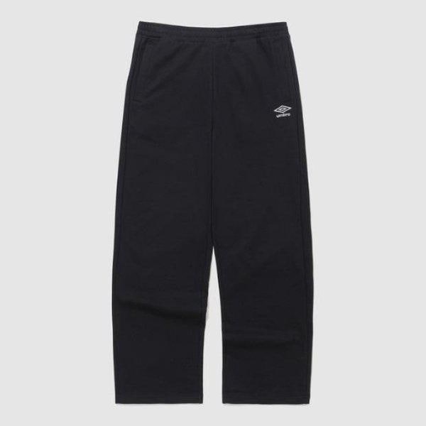 Mパンツ LQC UQ123CFP18-BLK エッセンシャル ルーズ ストレート パンツ / ブラック