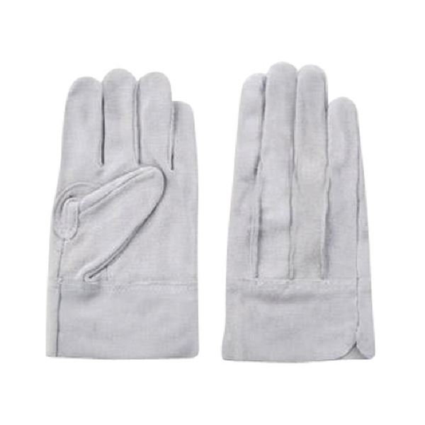 （まとめ）富士グローブ EX-600 L 牛床皮背縫い 1716 1双 [x10セット]