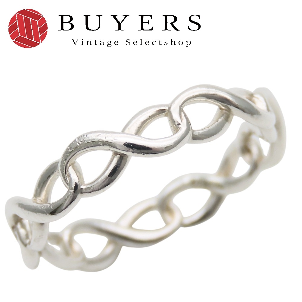 中古 リング・指輪 インフィニティ シルバー925 約1.55g シルバー アクセサリー レディース 女性