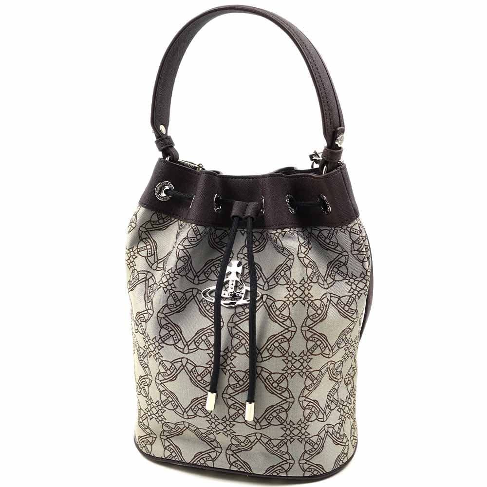 ヴィヴィアンウエストウッド ショルダーバッグ ハンドバッグ 巾着型 Vivienne Westwood SHDB-SHOULDER CARRIE BUCKET BAG BROWN ブラウン 43020 29,452円