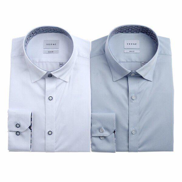 YJ4SIS341_スナップカラー ストレッチソリッド スル