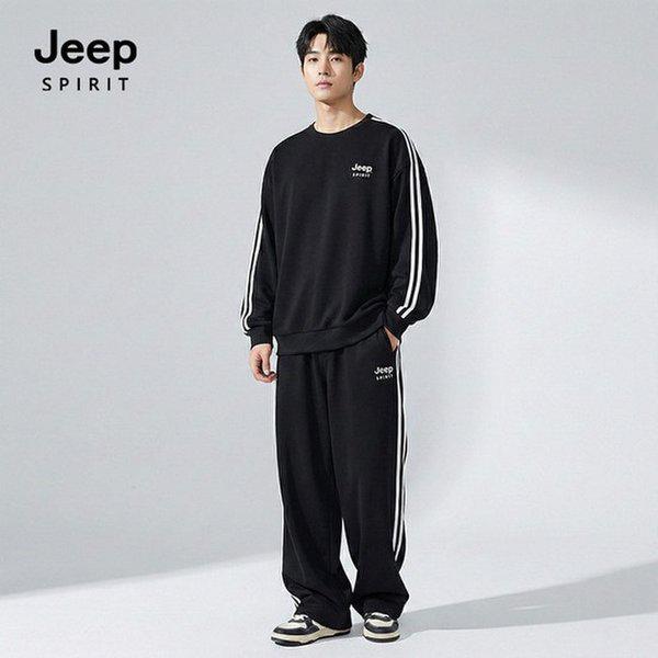 JEEP SPIRIT 共用機能性上下セット ブラック (JSFASET476)