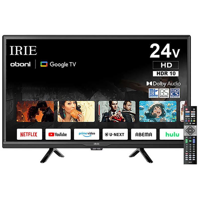 FFFSMARTLIFECONNECTE　液晶テレビ IRIE [ 24V型 / ハイビジョン / YouTube 対応 ]　FFF-TV24WG