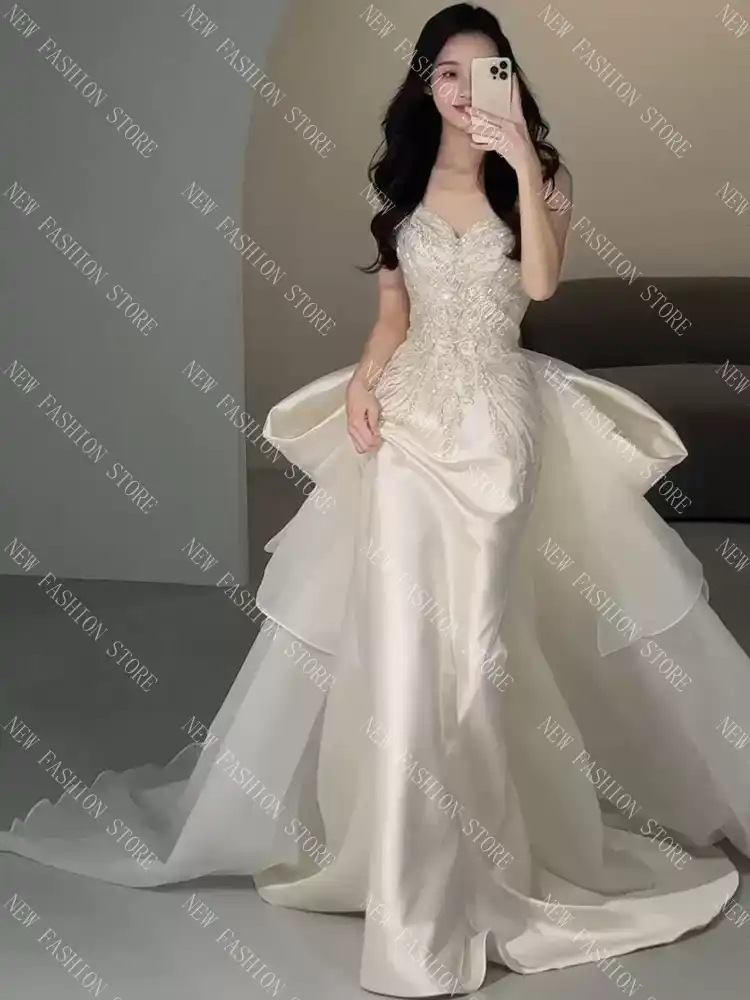 ウエディングドレスワンピース-14