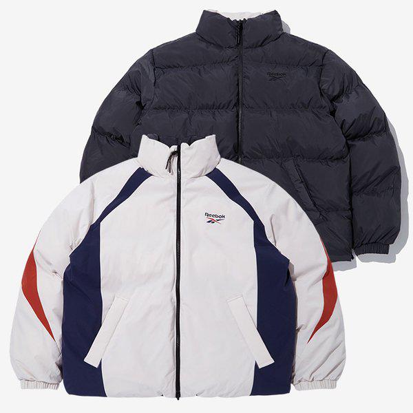 ベクターリバーシブルボールパディング ペールベージュ/チャコール REJU5FP52I4