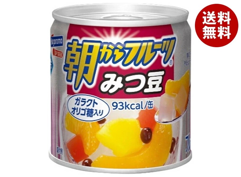はごろもフーズ 朝からフルーツ みつ豆 190g缶×24個入×(2ケース)