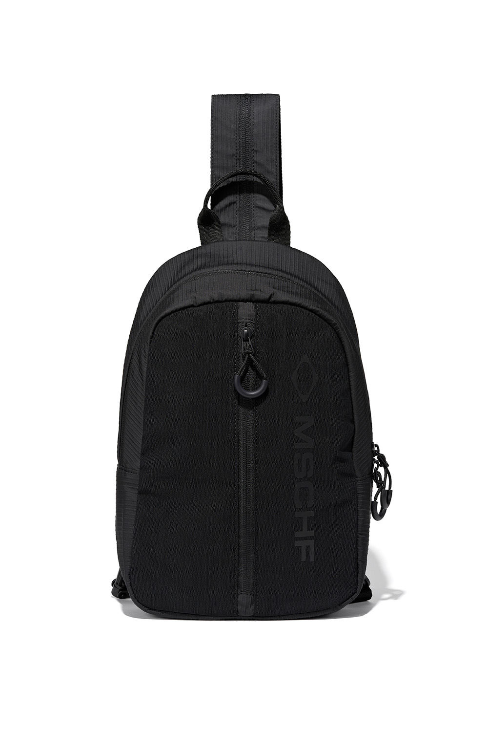 【MISCHIEF】 TWO-WAY MESH SLING BAG : BLACK