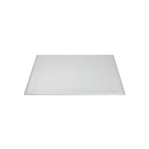 (まとめ) TANOSEE 斜めカットデスクマット ダブル(下敷付) 990690mm 1枚 2セット
