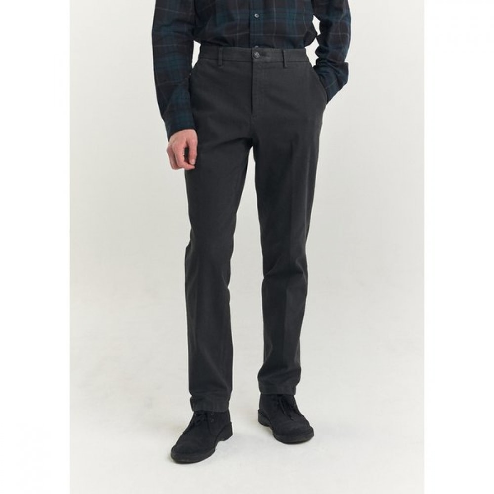 STRAIGHT グリーンガーメントダイ起毛パンツ HZPA4D501E3