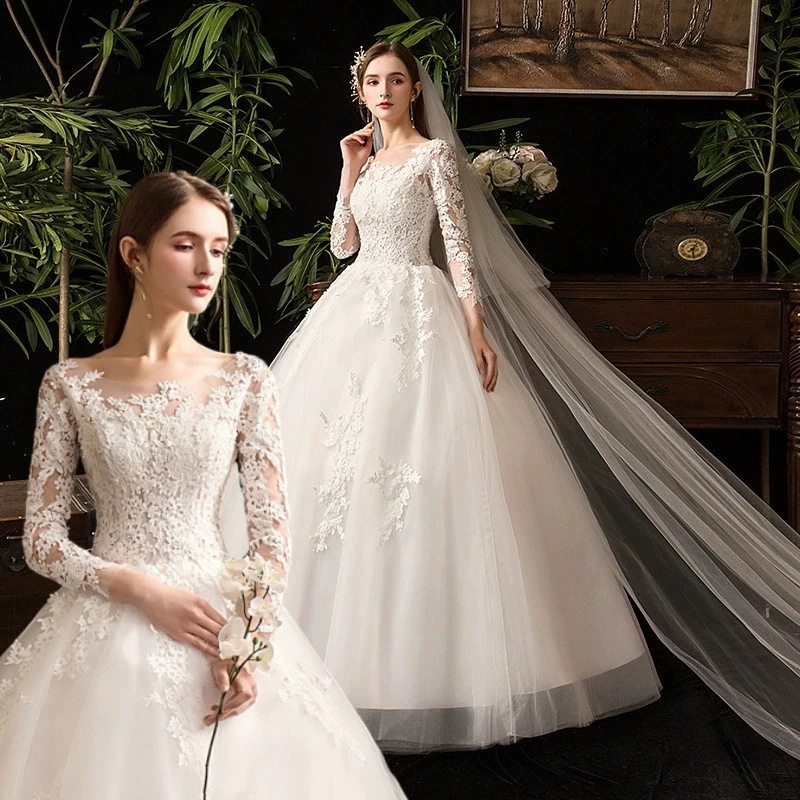 ドレス 二次会 結婚式 ウエディングドレス ボートネック 刺繍 ロングドレス 演奏会 パーティードレス パーティードレス 7,286円