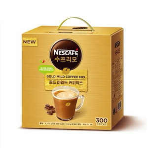 スプリモ ゴールド マイルド コーヒー ミックス 300個入り (低糖/無脂肪牛乳/高級コーヒー豆)