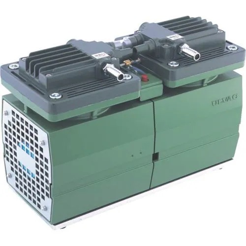 【メーカー直送品】アルバック 単相100V ダイアフラム型ドライ真空ポンプ 全幅156mm DA-60D