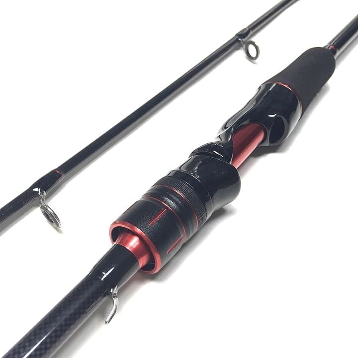 EVA 8フィート 2.4m スピニングロッド 2ピース MH ルアーロッド 8ft バスロッド シーバスロッド(EVA8ftスピニングロッド2ピース(MH), 8ft(2.4m))