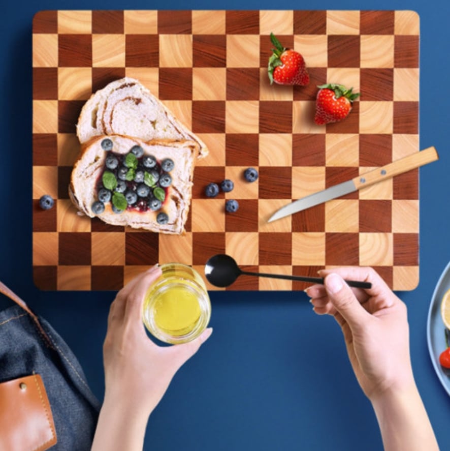 エンドグレインチェス盤まな板39cm 韓国 まな板