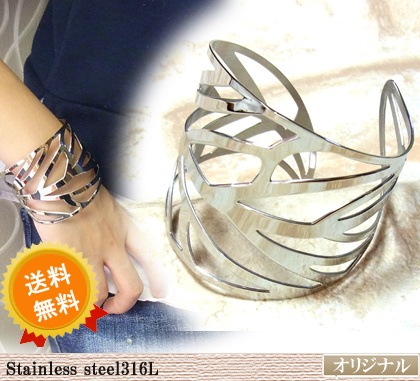 ステンレスバングル/レディースバングル/ギフトYDKG-kjfs2gm
