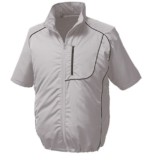 ポリエステル製半袖空調服 [ウエア色：SIxブラック XL] 服のみ