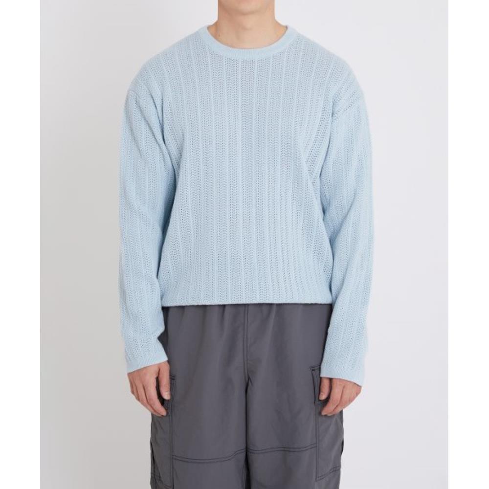 WMC Skashi Mesh Round Knit BABY BLUE O-MOBBL3M41151