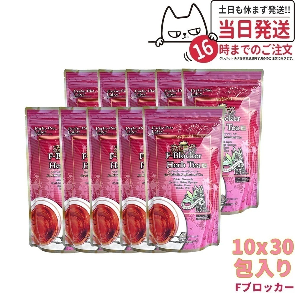 【10個セット】エステプロラボ Ｆ-ブロッカー デトックス ハーブティー 30包x10 ダイエット Esthe pro labo