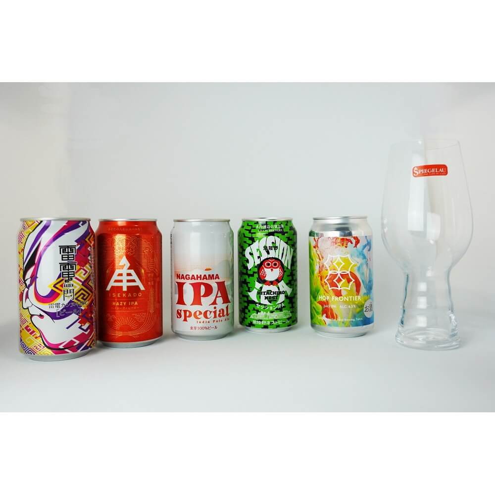 国産クラフトIPA 5種飲み比べ IPA専用グラス付 各350ml 父の日 ギフト 酒 クラフトビール セット 飲み比べ 国産