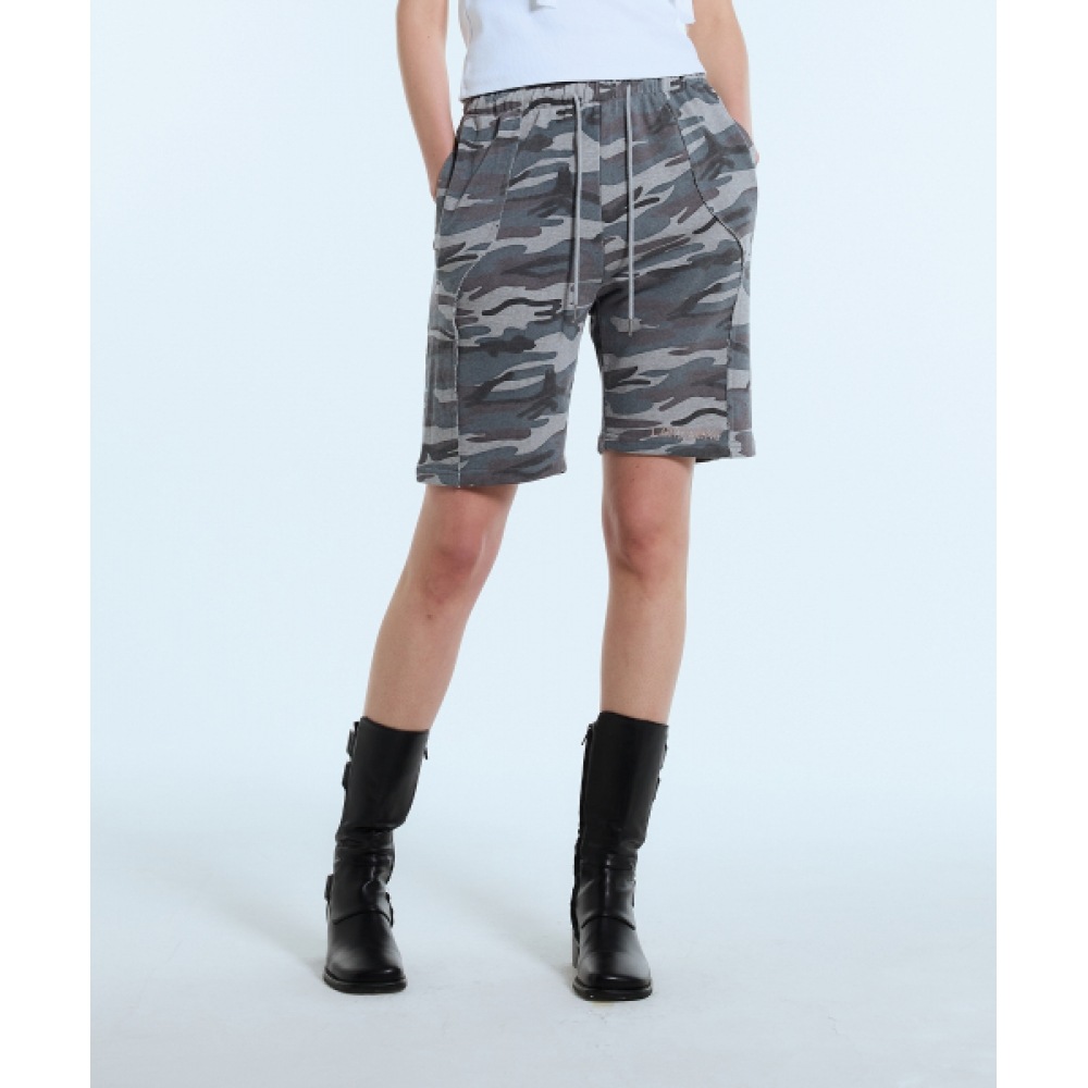ラティジェント L1 カモロゴショートパンツ (グレー)