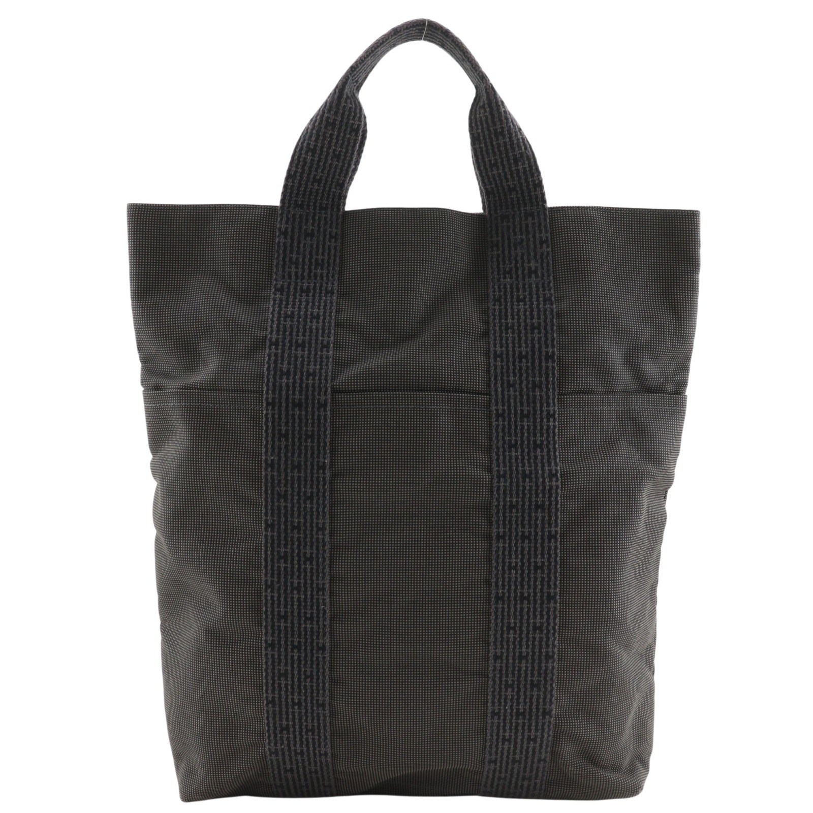 エールライン カバス トートバッグ ハンドバッグ キャンバス グレー ユニセックス 中古品