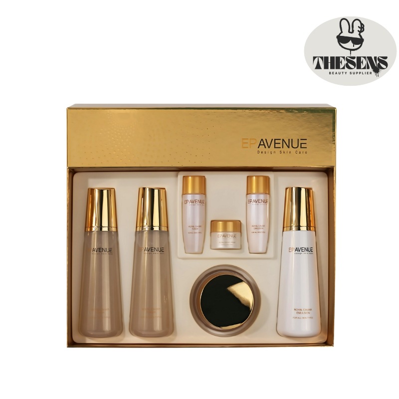 EP アベニュー ロイヤルキャビア 2.5点 セット韓国コスメ ロイヤルキャビア 軽いテクスチャー スキンケア 敏感肌 対応 化粧品 トラベルサイズ スキンケア無香料 低刺激 コスメ