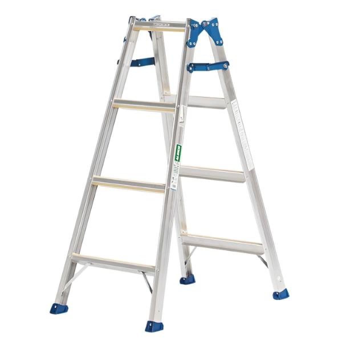【I】ALINCO アルインコ はしご兼用脚立 MXJ-120F 天板高さ1.11m 耐荷重100kg アルミ 【代引不可/北海道・沖縄・離島不可】