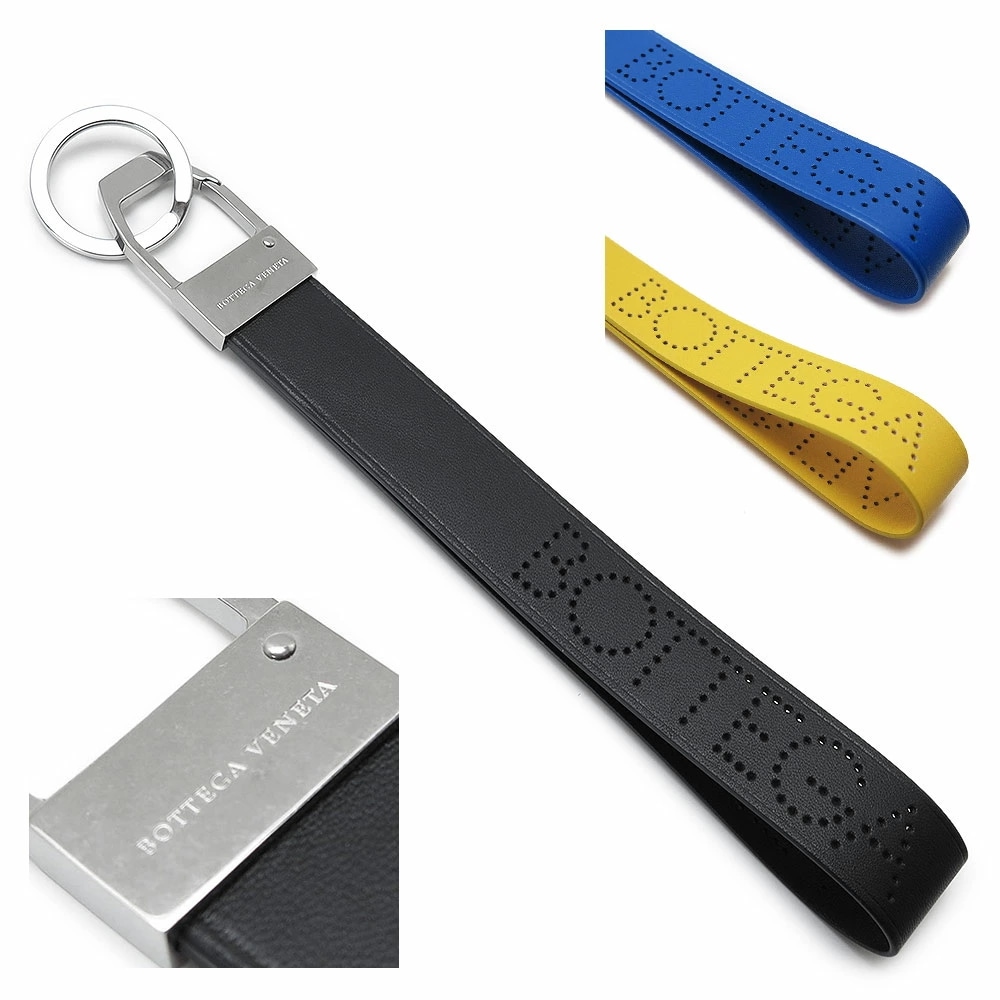 キーホルダー 578208 VA411 キーリング パーフォレイテッド レザー