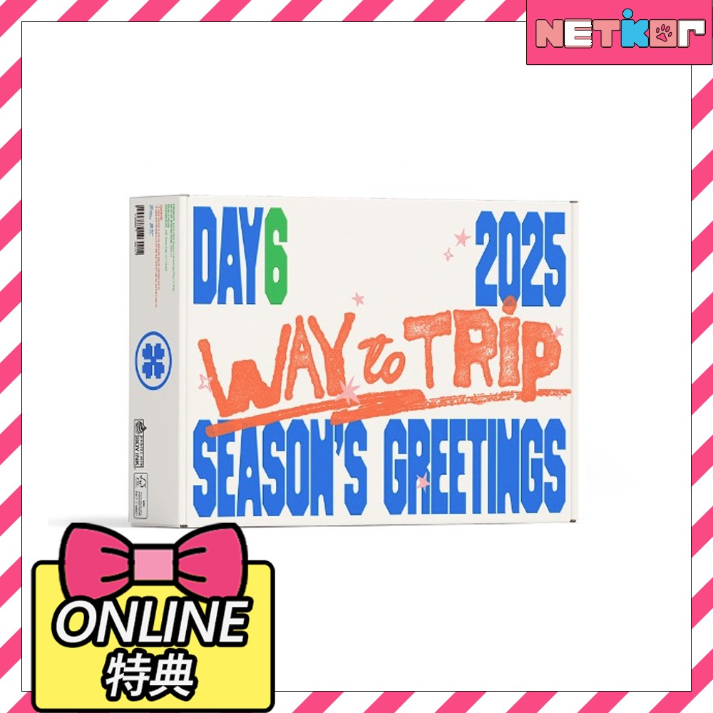 【ONLINE特典】 DAY6 2025 JYP SEASON’S GREETINGS [Way to Trip] シーグリ シーズングリーティング 公式カレンダー デイシックス 4,788円