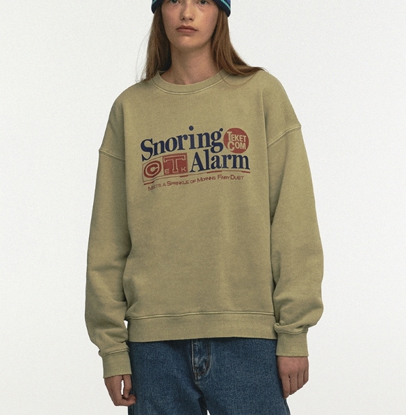 テケット Alarm Sweatshirt Beige