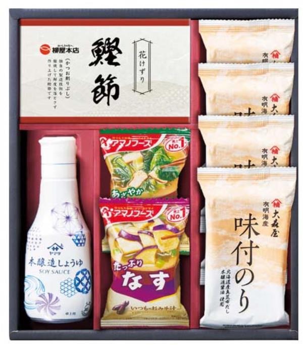 ヤマサ本醸造しょうゆ&大森屋味付のりギフト NYO-BE